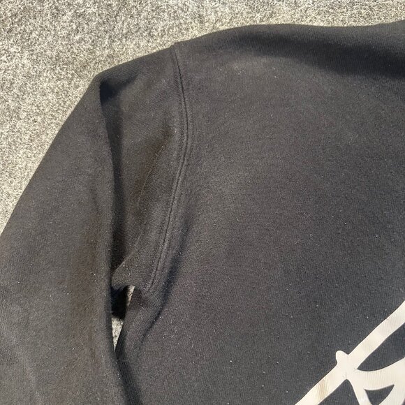 Bella + Canvas Womens Black Fleece Graphic Sweatshirt Small Cozy Streetwear - Picture 7 of 11